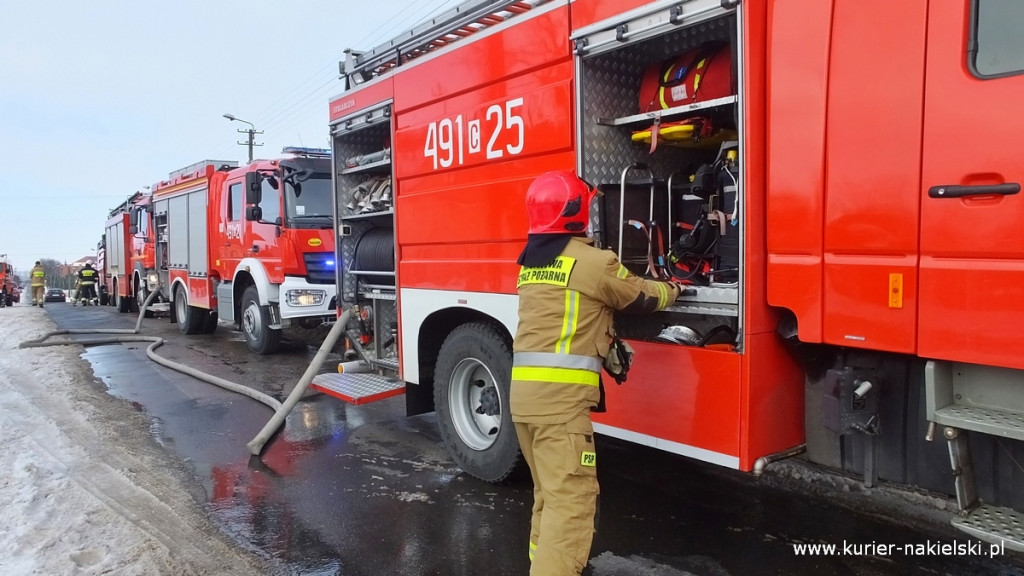 Pożar poddasza budynku jednorodzinnego w Występie