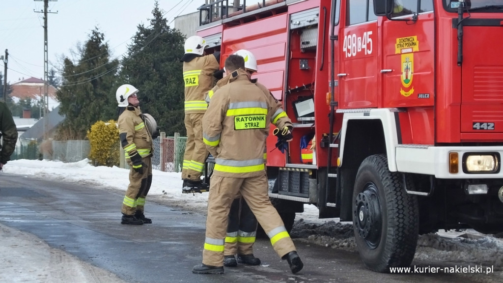 Pożar poddasza budynku jednorodzinnego w Występie