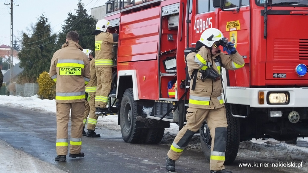 Pożar poddasza budynku jednorodzinnego w Występie
