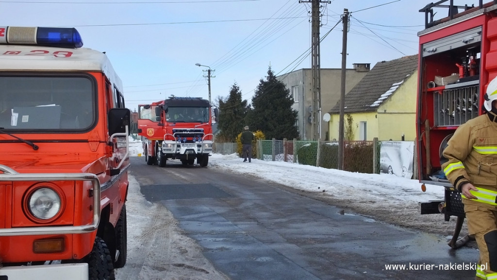 Pożar poddasza budynku jednorodzinnego w Występie
