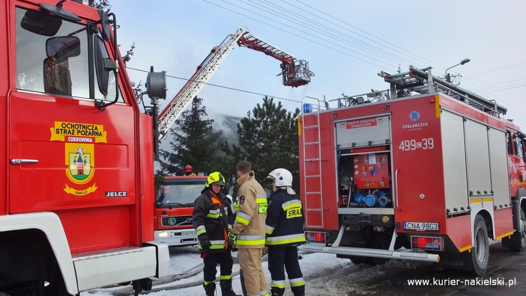 Pożar poddasza budynku jednorodzinnego w Występie
