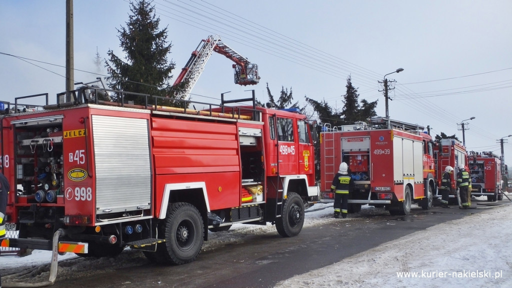 Pożar poddasza budynku jednorodzinnego w Występie