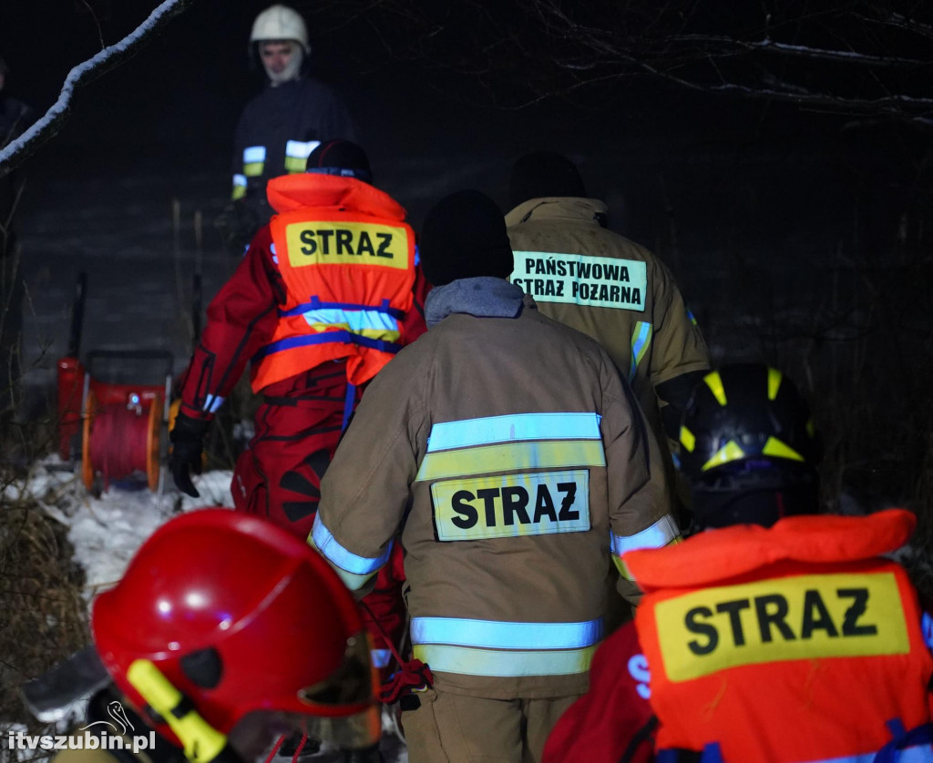 Służby ratunkowe zadysponowane nad akwen w Głęboczku