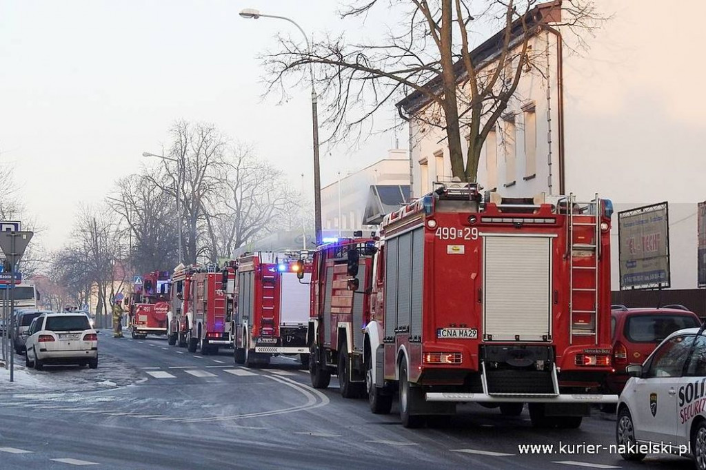 Pożar w Urzędzie Skarbowym w Nakle nad Notecią