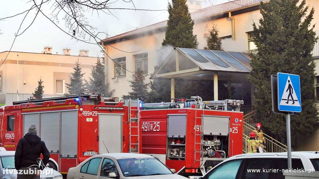 Pożar w Urzędzie Skarbowym w Nakle nad Notecią