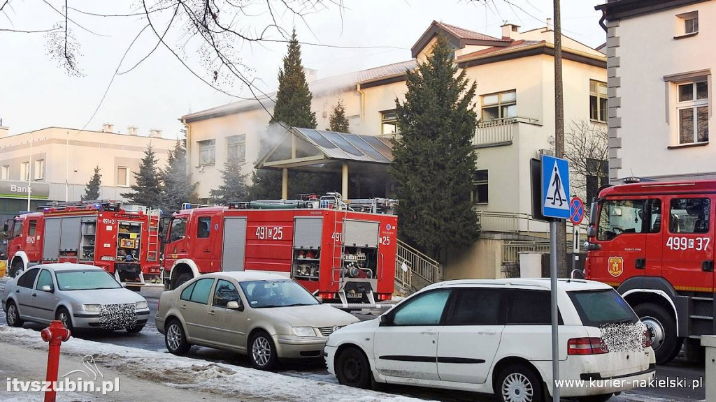 Pożar w Urzędzie Skarbowym w Nakle nad Notecią