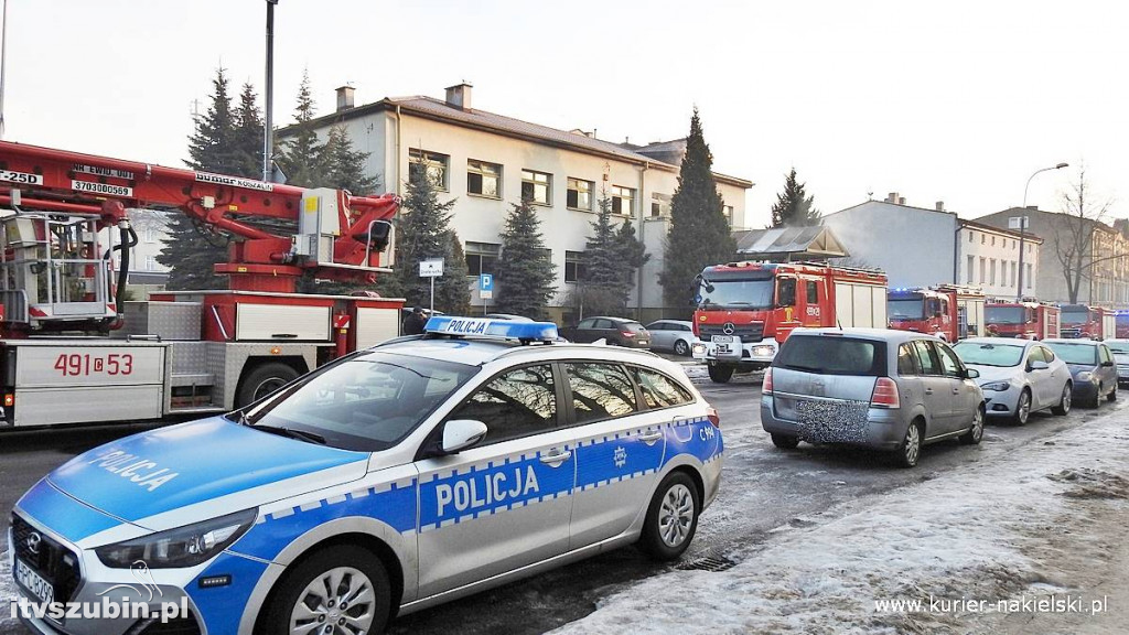 Pożar w Urzędzie Skarbowym w Nakle nad Notecią