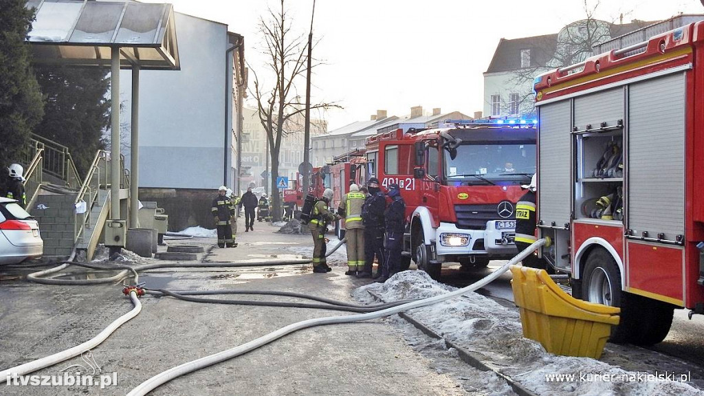 Pożar w Urzędzie Skarbowym w Nakle nad Notecią