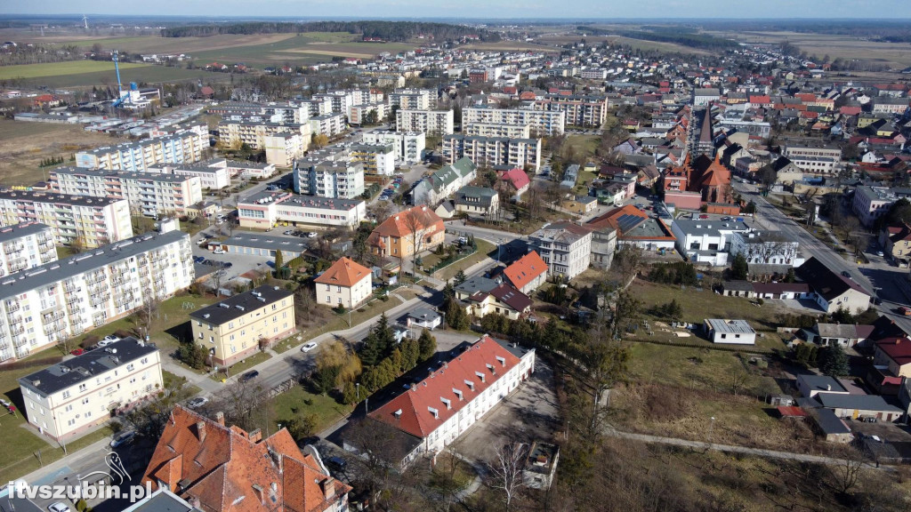 Prace budowlane przy Tysiąclecia w Szubinie