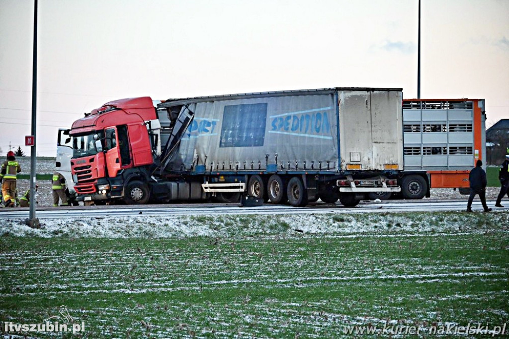 Groźne zdarzenie na krajowej 