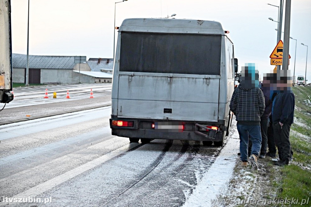 Groźne zdarzenie na krajowej 