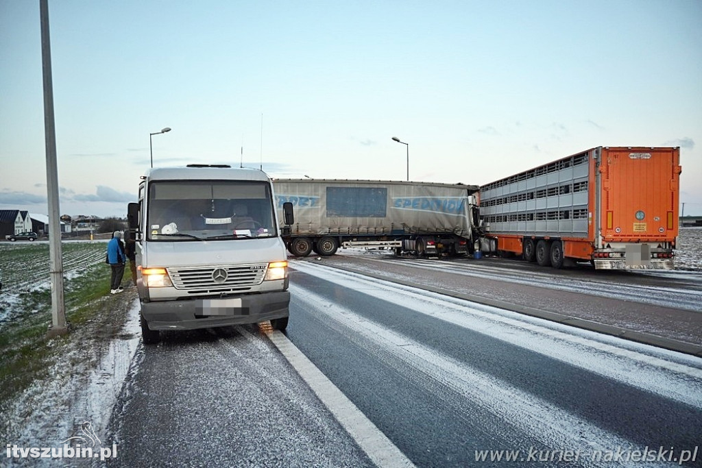 Groźne zdarzenie na krajowej 