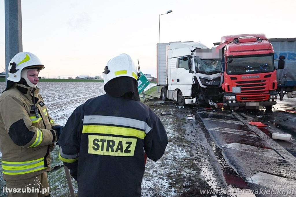 Groźne zdarzenie na krajowej 