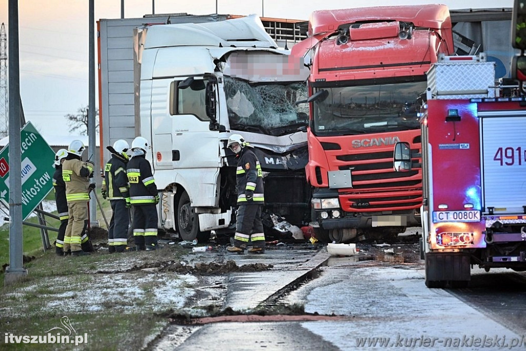 Groźne zdarzenie na krajowej 