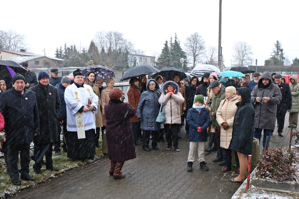 Odsłonięcie muralu w SP Rynarzewo