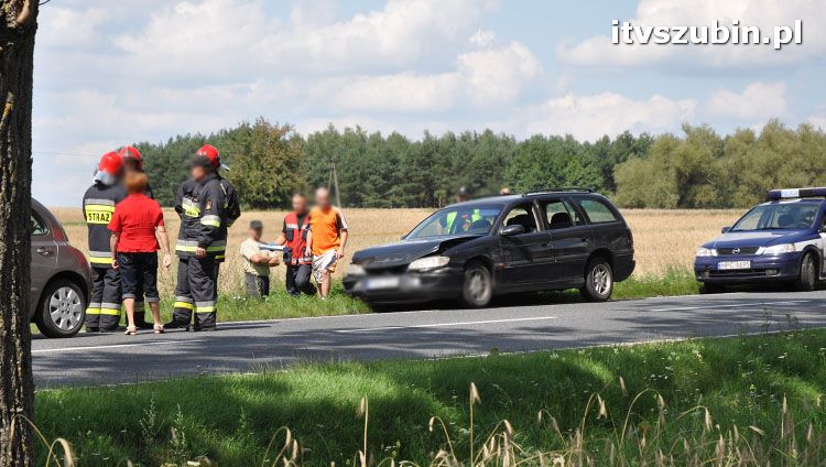 Kolizja drogowa na krajowej piątce.
