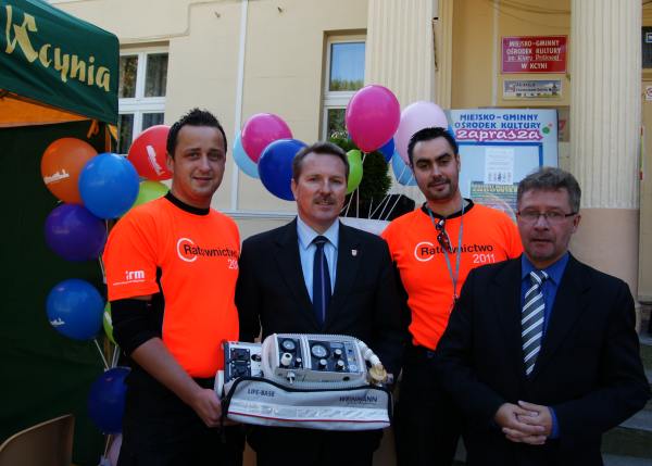 RESPIRATOR uroczyście odebrali kcyńscy Ratownicy Medyczni