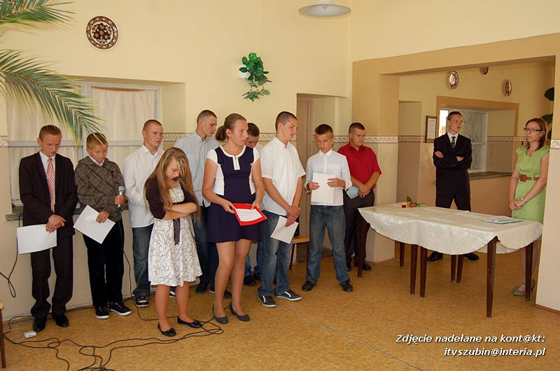 Zakończenie roku szkolnego w ZSS w Szubinie