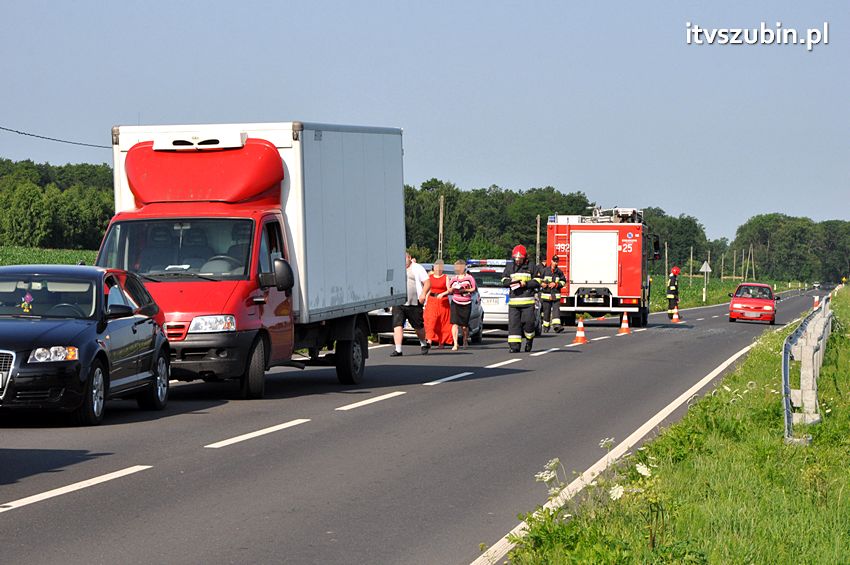 Jumper kontra C3 - kolizja drogowa w Pińsku