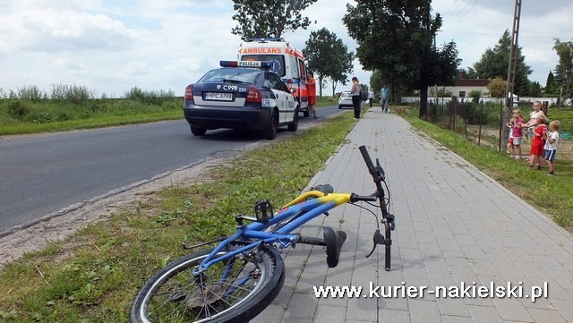 Zdarzenie drogowe na terenie gminy Nakło