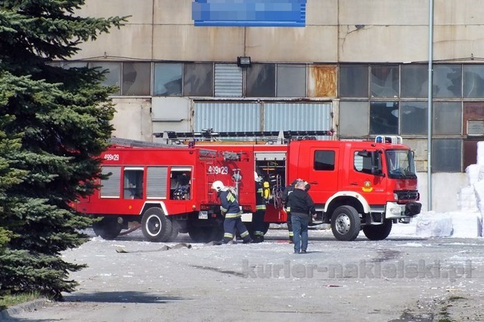 Pożar w dzielnicy przemysłowej Paterka