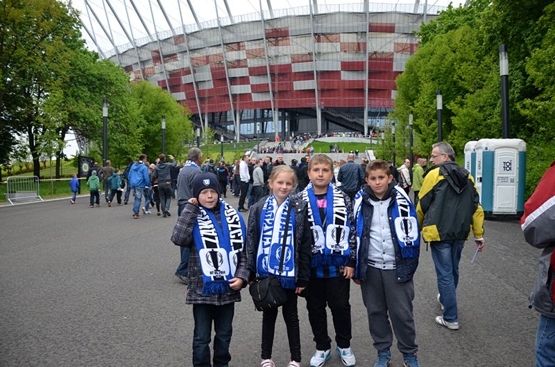 Szubińscy kibice na narodowym dopingowali Zawiszę Bydgoszcz