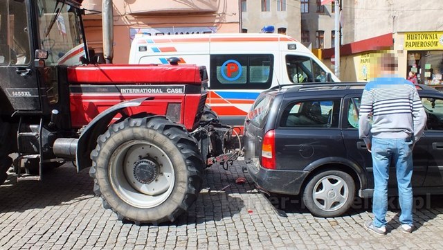 Kolizja na ul. Bydgoskiej w Nakle nad Notecią