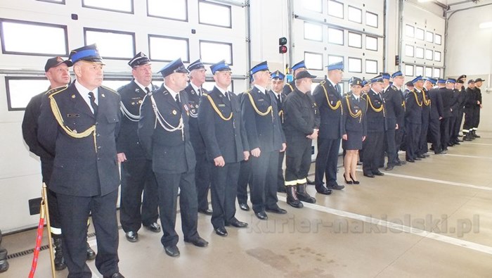 Uroczysty apel w Komendzie Powiatowej PSP w Nakle nad Notecią