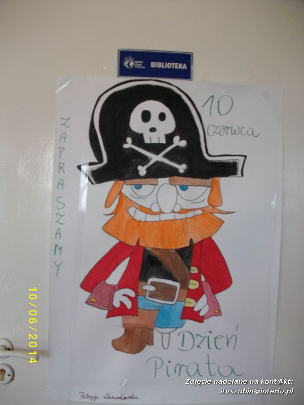 Dzień Pirata ? impreza czytelnicza w Zespole Szkół w Kowalewie