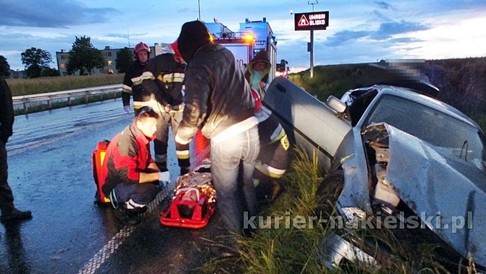 BMW dachowało w Lubaszczu