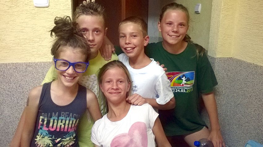 Zawodnicy UKB Szubin na obozie sportowym w Tucholi