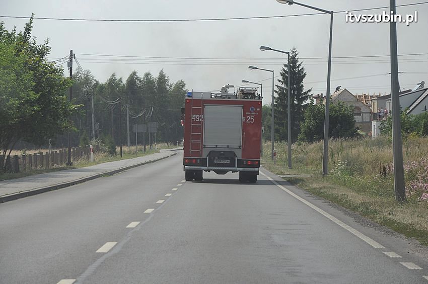 Pożar poddasza w Wolwarku