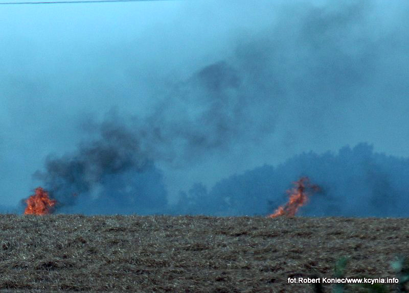 Dwa niedzielne pożary w gminie Kcynia
