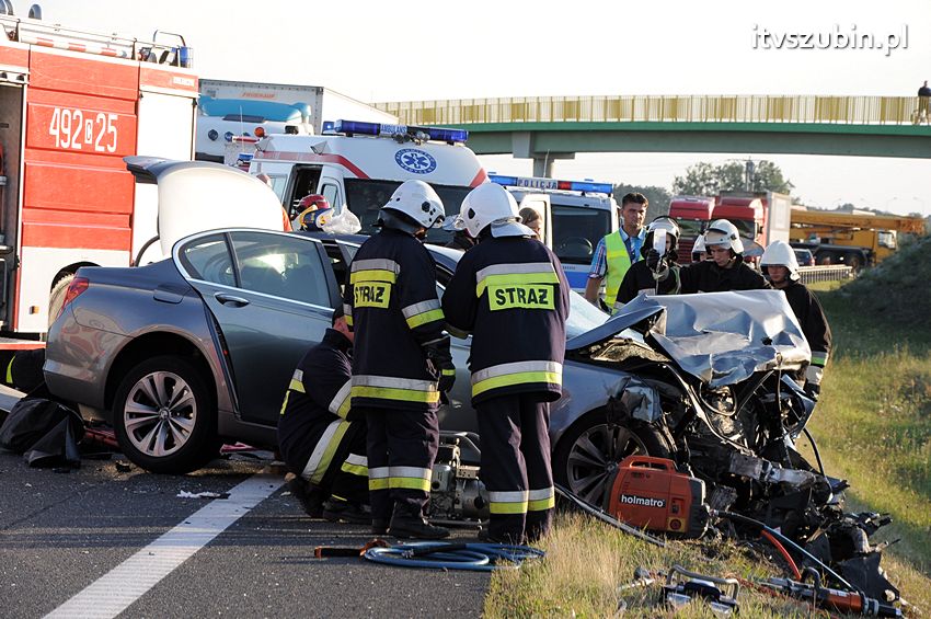 Trzy ofiary śmiertelne wypadku na obwodnicy Szubina