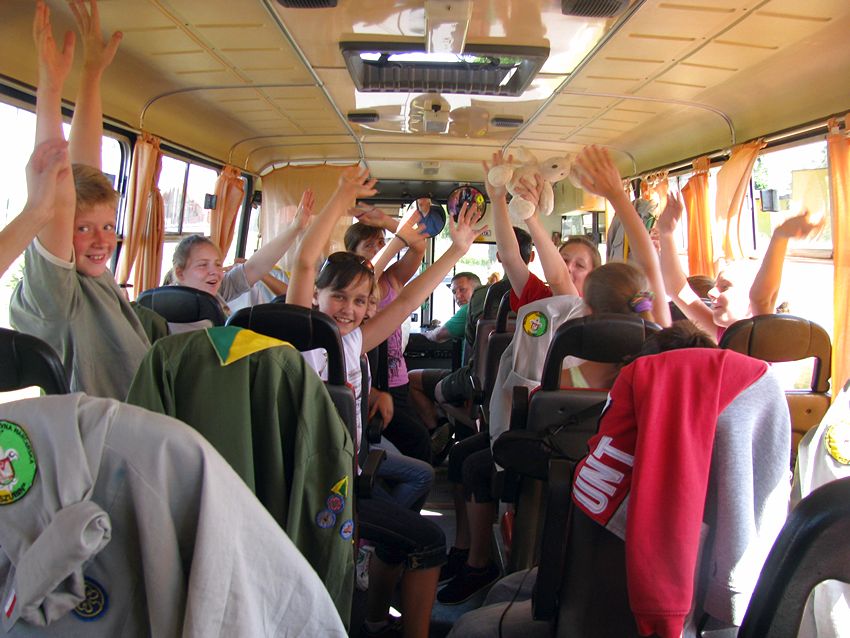 Szubińscy harcerze na zgrupowaniu w Puszczy Brodnickiej