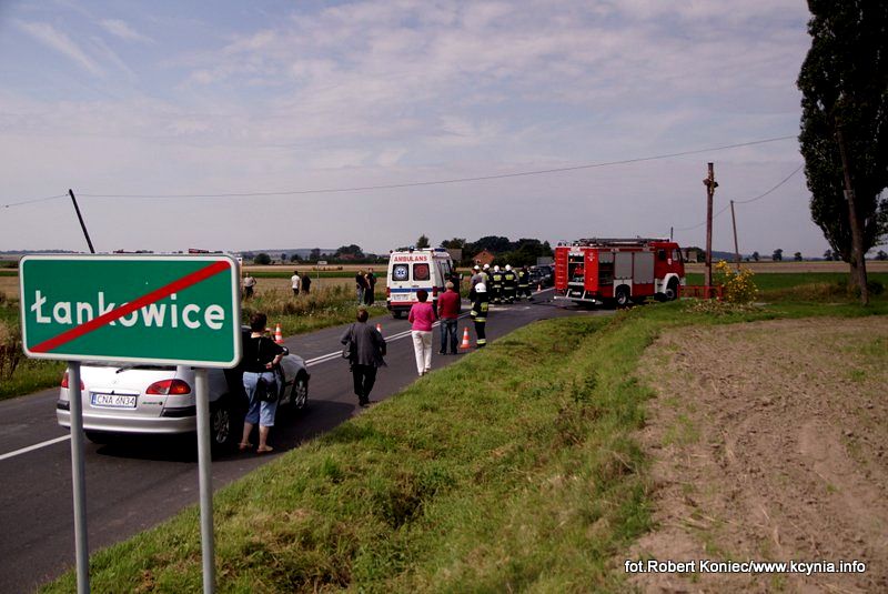 Dwa zdarzenia drogowe w przeciągu pół godziny 