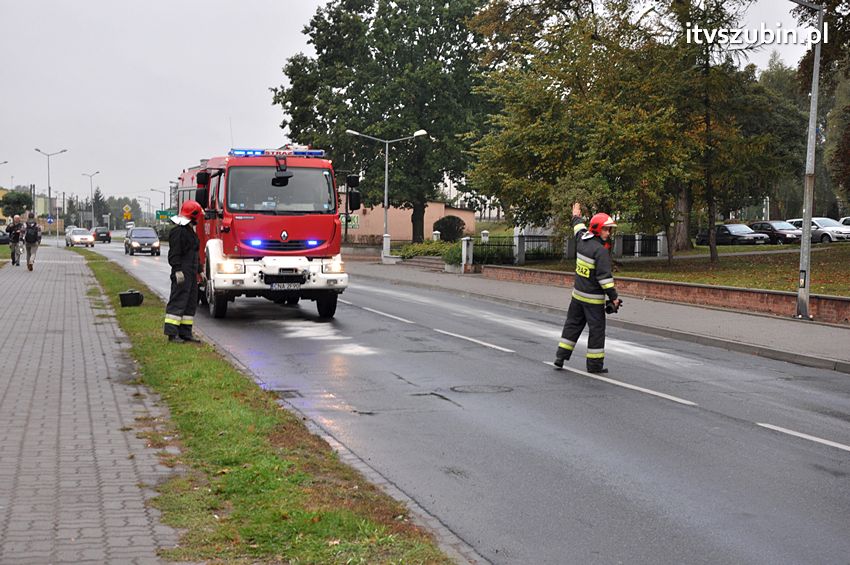 Pracowity poranek strażaków