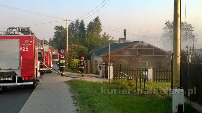 Pożar budynku mieszkalnego w Występie