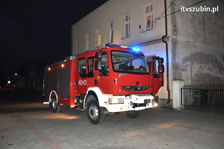 Zadymienie w budynku wielorodzinnym w Szubinie