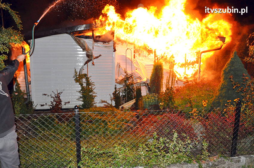 Strażacy w akcji, fotorelacja z pożaru w Żurczynie