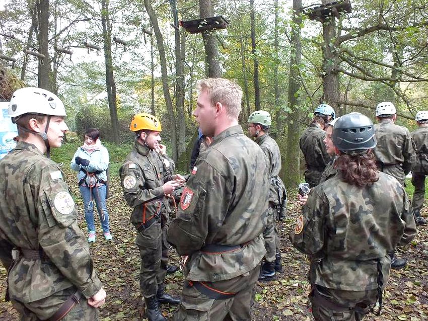 Wycieczka do parku linowego uczniów ZSP w Szubinie