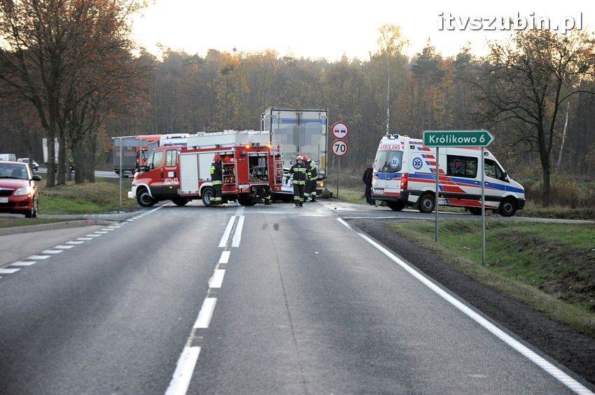 Wypadek w Dąbrówce Słupskiej
