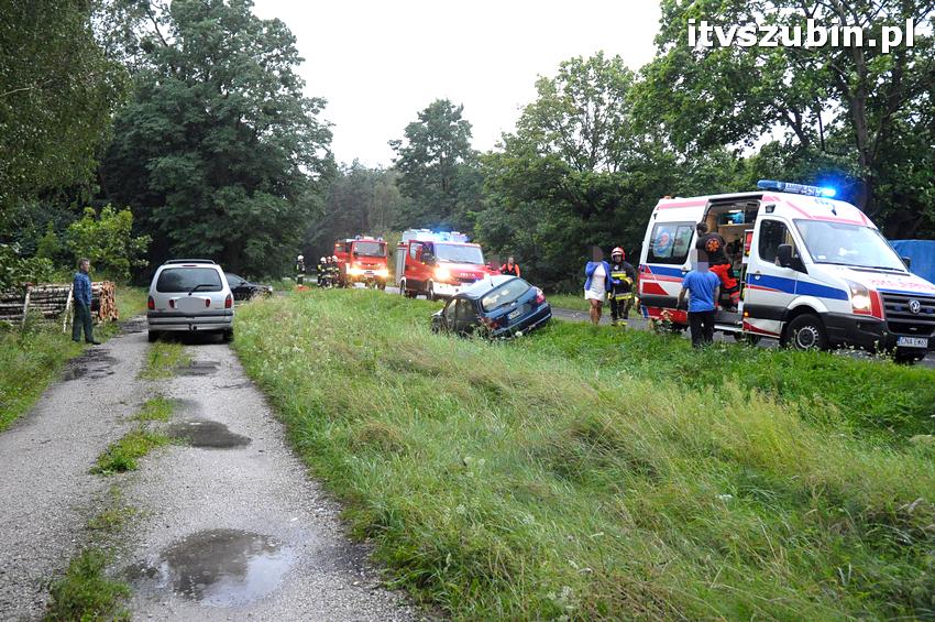 Kolizja dwóch osobówek