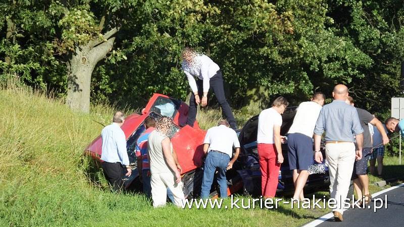 Wypadek na drodze krajowej nr 10 pomiędzy Minikowem, a Strzelewem