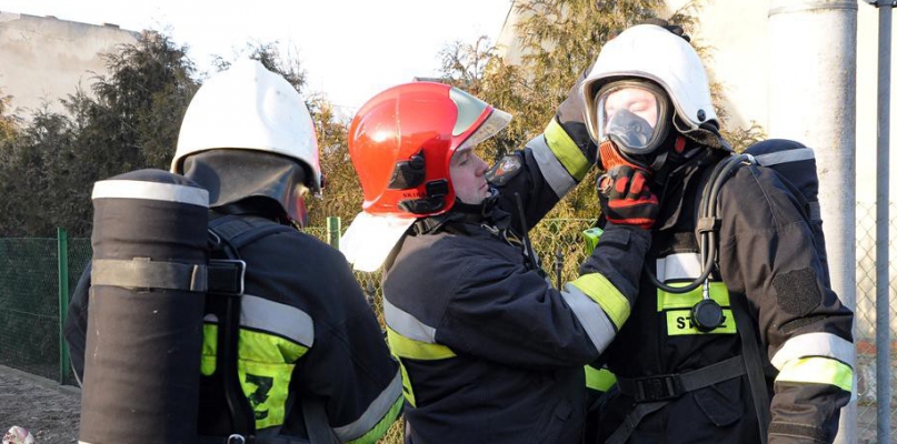 Pożar domu jednorodzinnego w Szubinie