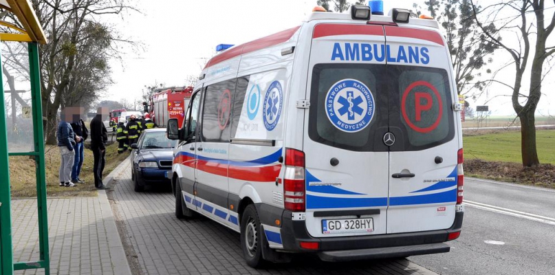 Zdarzenie drogowe koło Kcyni (DW247)