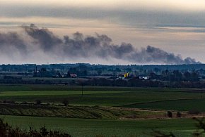 Pożar stodoły w Królikowe, trwa akcja gaśnicza -17385