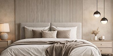 Nowoczesna jadalnia z krzesłami japandi i giętymi