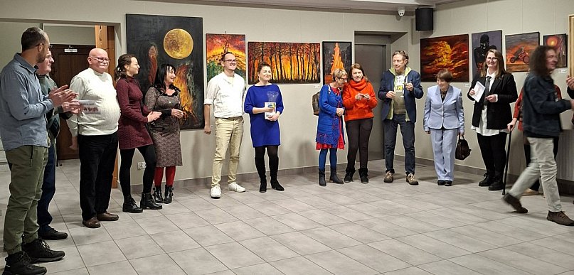 Wernisaż wystawy zbiorowej Grupa Plama's "Ogień”