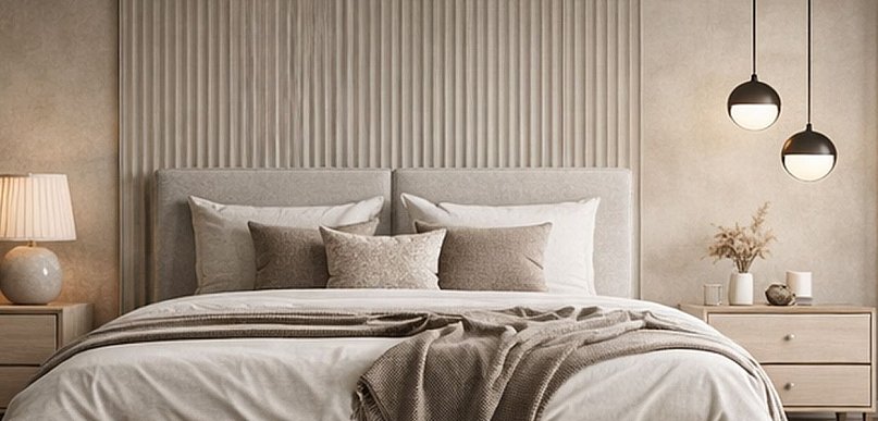 Nowoczesna jadalnia z krzesłami japandi i giętymi